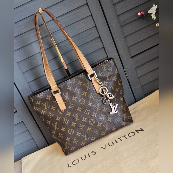 Authentic LOUIS VUITTON Monogram Cabas Piano Shoulder Bag - Picture 11 of 12